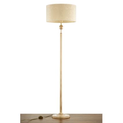 Brilagi - Vloerlamp SAPHIRE 1xE27/15W/230V crème/goud/patina