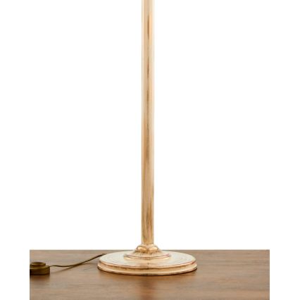 Brilagi - Vloerlamp SAPHIRE 1xE27/15W/230V crème/goud/patina