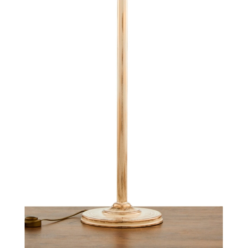Brilagi - Vloerlamp SAPHIRE 1xE27/15W/230V crème/goud/patina