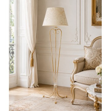 Brilagi - Vloerlamp SONIA 1xE27/15W/230V crème/patina