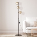 Brilagi - Vloerlamp VULCANO 3xG9/8W/230V brons/rookbeige