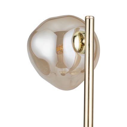 Brilagi - Vloerlamp VULCANO 3xG9/8W/230V goud/rookbeige