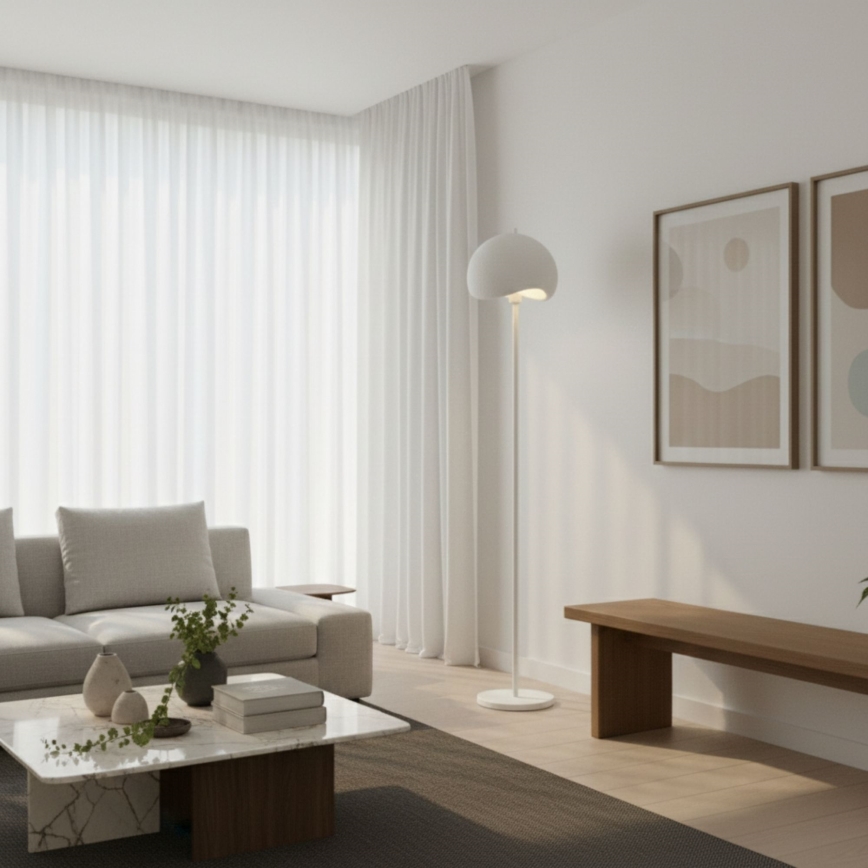 Brilagi - Vloerlamp WABI SABI 1xE27/40W/230V wit