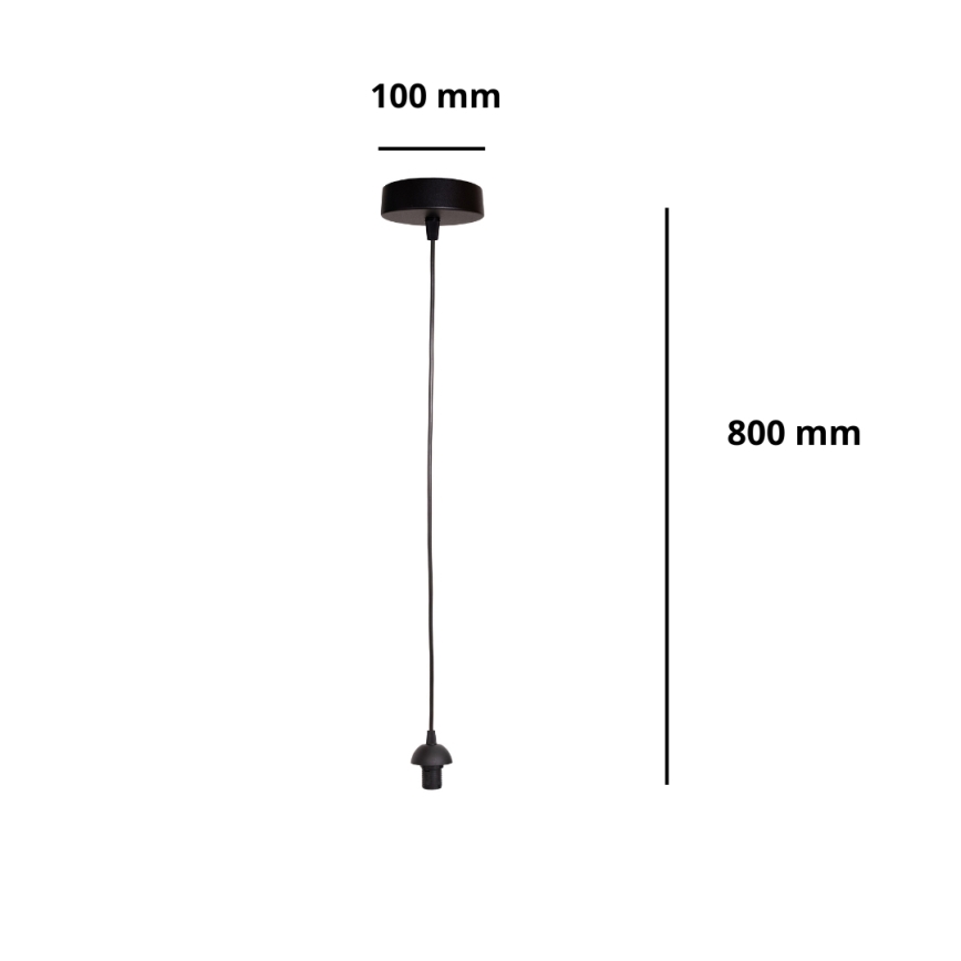 BRILAGI - Voedingskabel PARTY 1xE14/60W/230V zwart