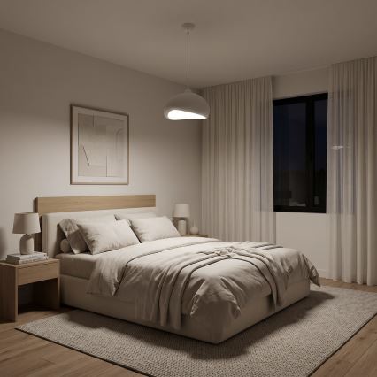 Brilagi - WABI SABI hanglamp aan kabel 1xE27/40W/230V Ø 32 cm wit