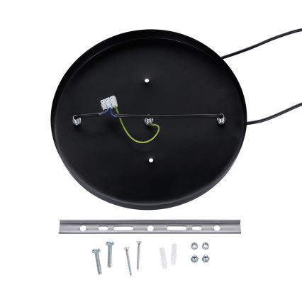 Brilagi - WABI SABI hanglamp aan kabel, 2x E27/40W/230V, Ø 60 cm, zwart