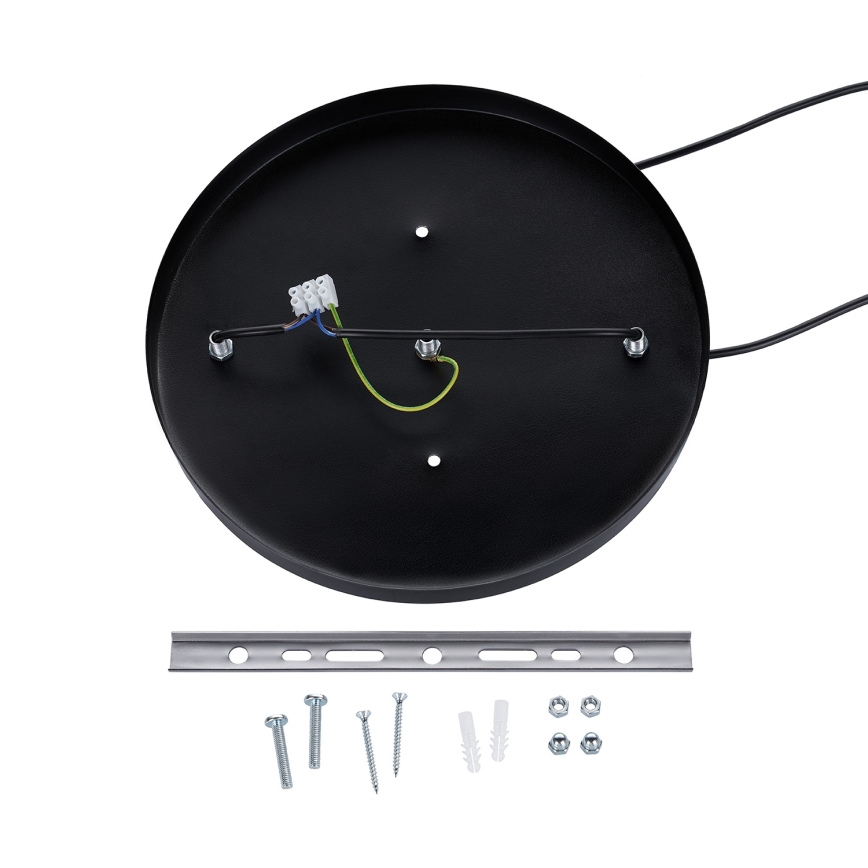 Brilagi - WABI SABI hanglamp aan kabel, 2x E27/40W/230V, Ø 60 cm, zwart