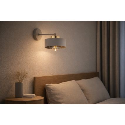 Brilagi - Wandlamp 1xE27/60W/230V beige/goud