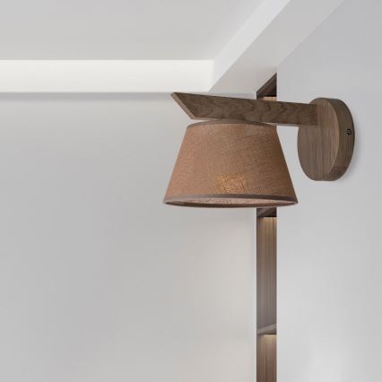 Brilagi - Wandlamp ANTHONY 1xE14/40W/230V eiken/bruin