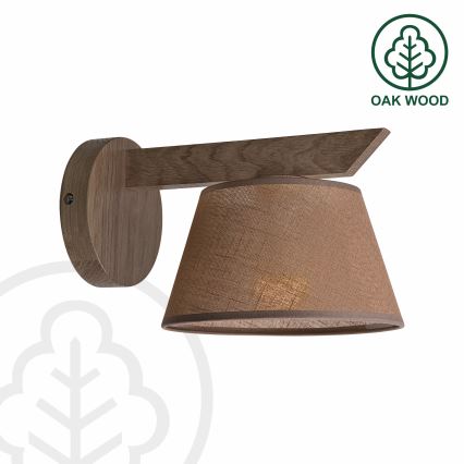 Brilagi - Wandlamp ANTHONY 1xE14/40W/230V eiken/bruin