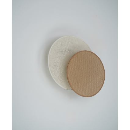 Brilagi - Wandlamp CIRCLES 1xE27/15W/230V 35x32 cm beige/crème