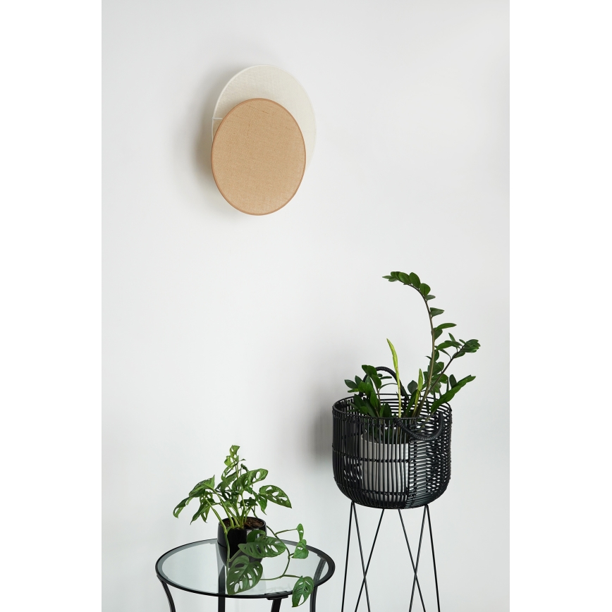 Brilagi - Wandlamp CIRCLES 1xE27/15W/230V 45x45 cm beige/crème