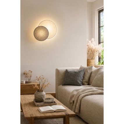 Brilagi - Wandlamp CIRCLES 1xE27/60W/230V Ø 35 cm crème/grijs