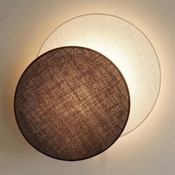 Brilagi - Wandlamp CIRCLES 1xE27/60W/230V Ø 45 cm crème/bruin
