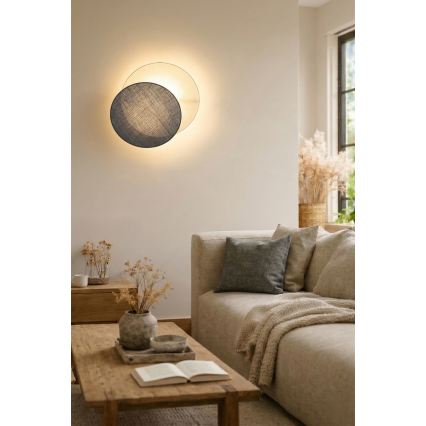 Brilagi - Wandlamp CIRCLES 1xE27/60W/230V Ø 45 cm crème/grijs
