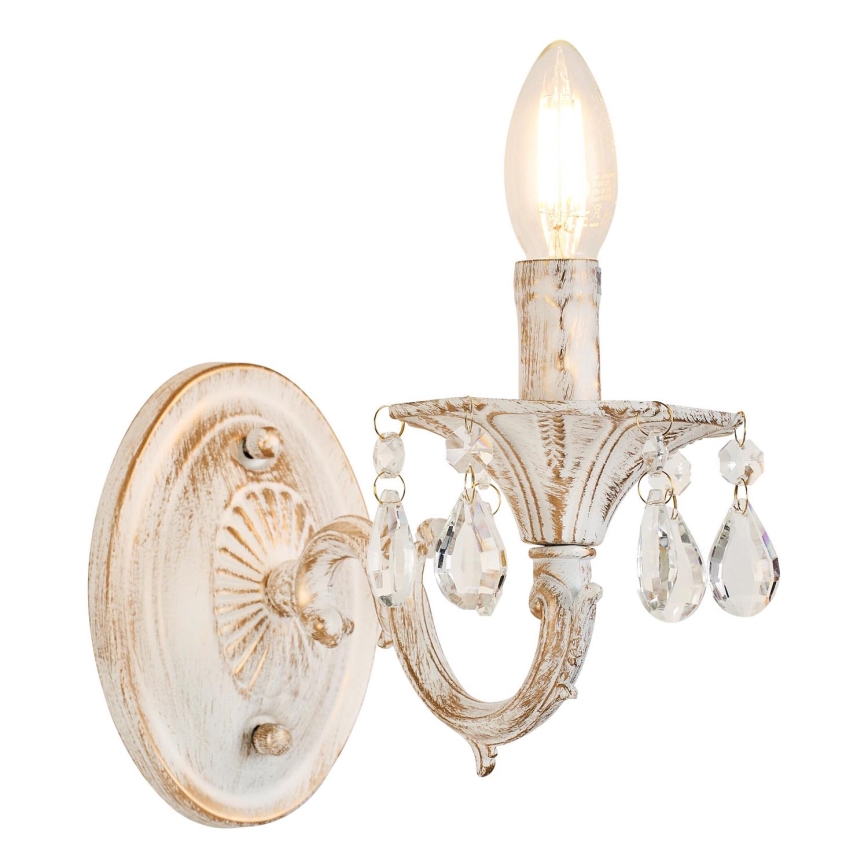 Brilagi - Wandlamp CLASSIC 1xE14/60W/230V crème/patina