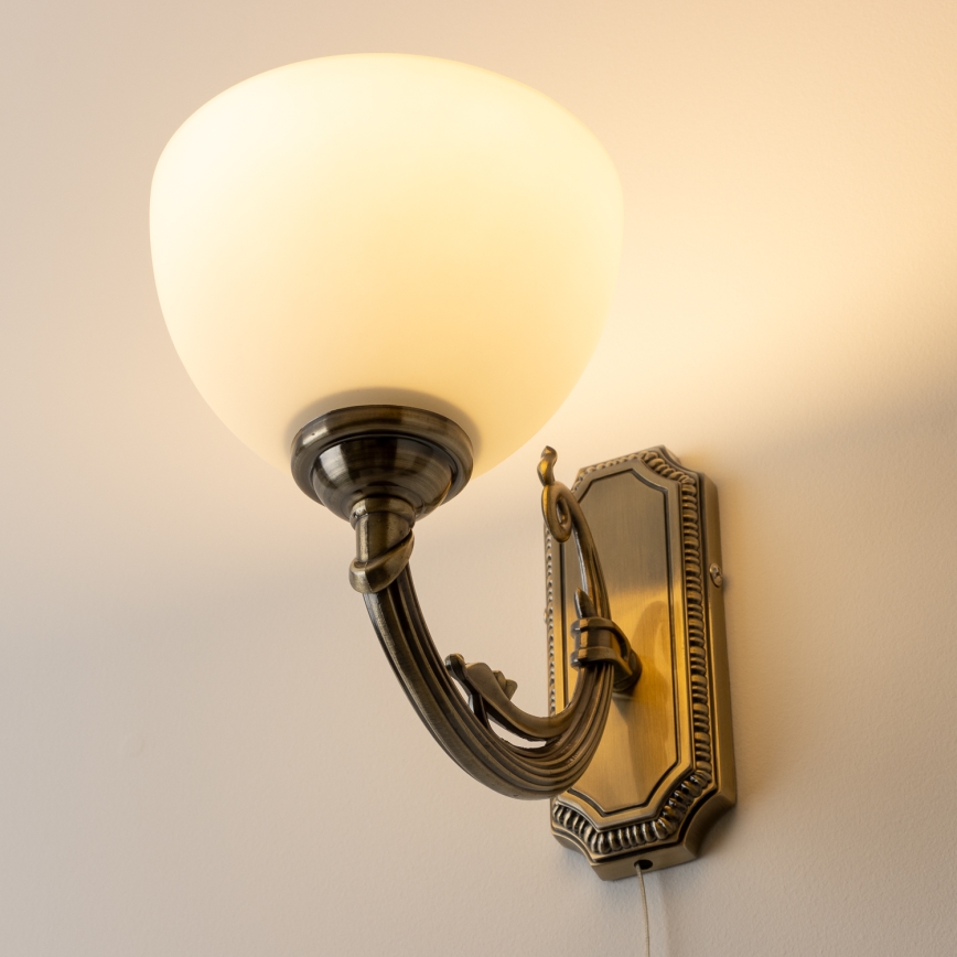 Brilagi - Wandlamp CLASSIC 1xE27/60W/230V messing
