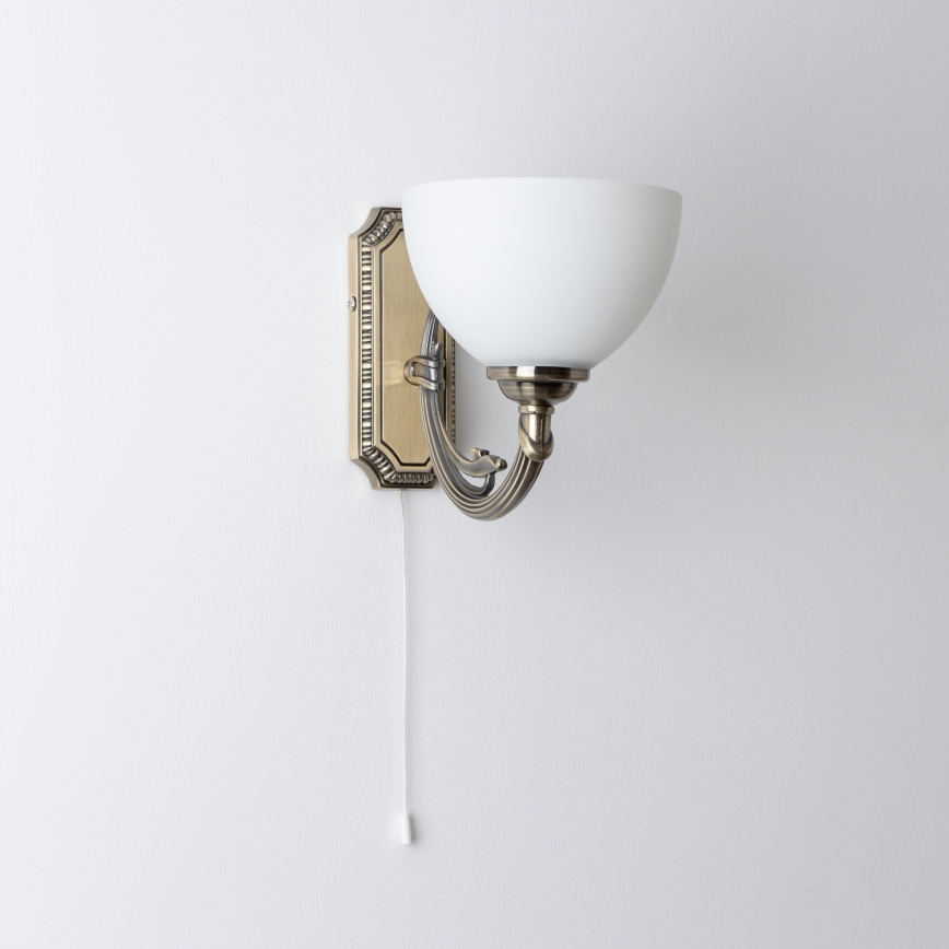 Brilagi - Wandlamp CLASSIC 1xE27/60W/230V messing