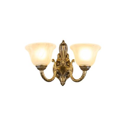 Brilagi - Wandlamp CLASSIC 2xE14/10W/230V messing
