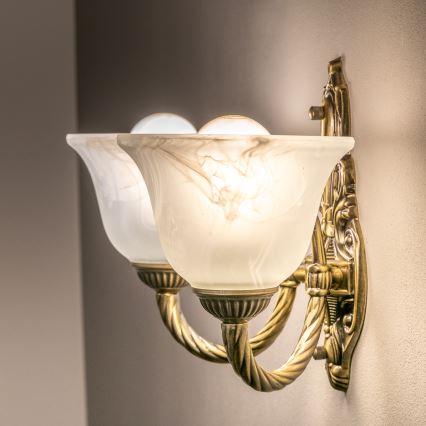 BRILAGI - Wandlamp CLASSIC 2xE14/10W/230V messing