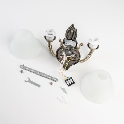 BRILAGI - Wandlamp CLASSIC 2xE14/10W/230V messing