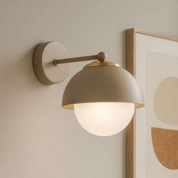 Brilagi - Wandlamp COSMO 1xE27/60W/230V beige/goud