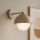 Brilagi - Wandlamp COSMO 1xE27/60W/230V beige/goud