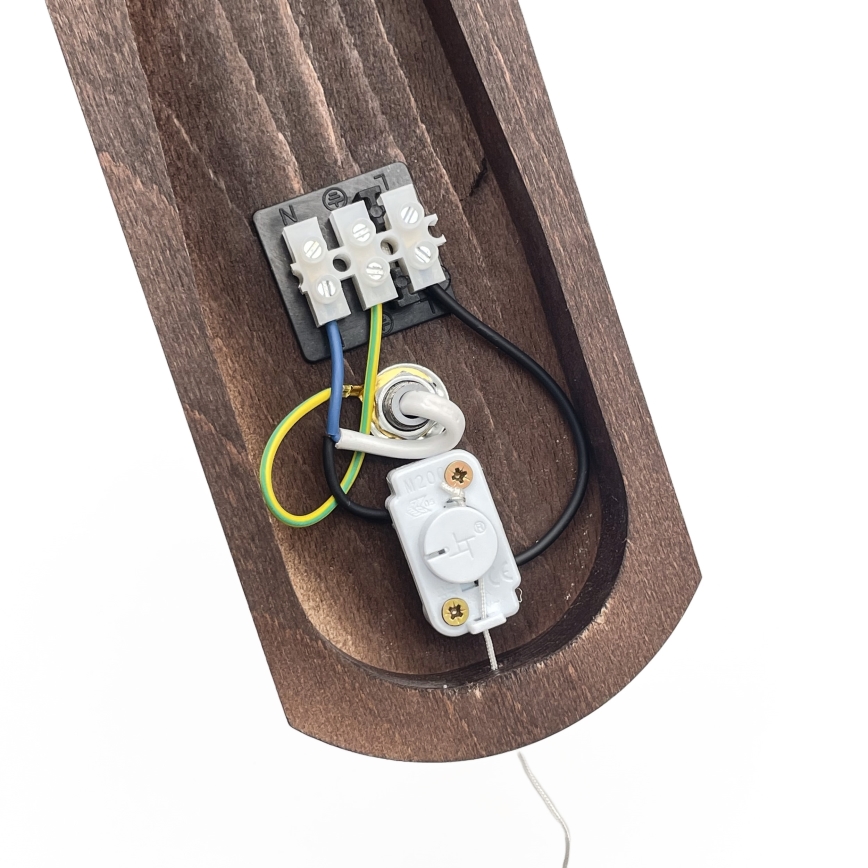 Brilagi - Wandlamp COTTAGE 1xE14/40W/230V beukenhout