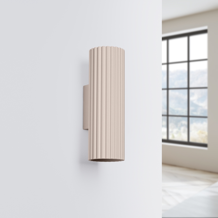 Brilagi - Wandlamp CRESTO 2xGU10/10W/230V 20 cm taupe
