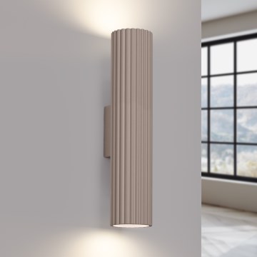 Brilagi - Wandlamp CRESTO 2xGU10/10W/230V 30 cm taupe