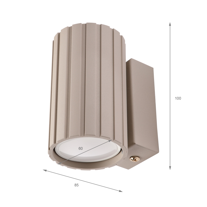 Brilagi - Wandlamp CRISPINA 1xGU10/10W/230V 10 cm beige