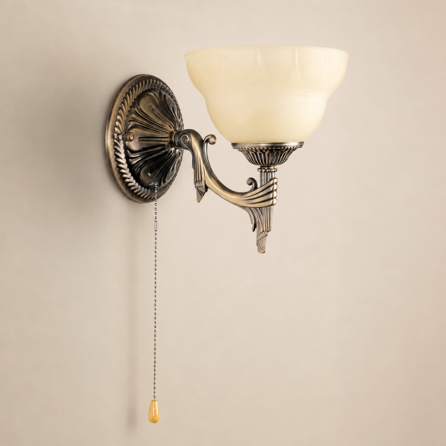 BRILAGI - Wandlamp DAHLIA 1xE27/40W/230V messing