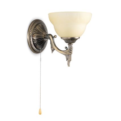 BRILAGI - Wandlamp DAHLIA 1xE27/40W/230V messing