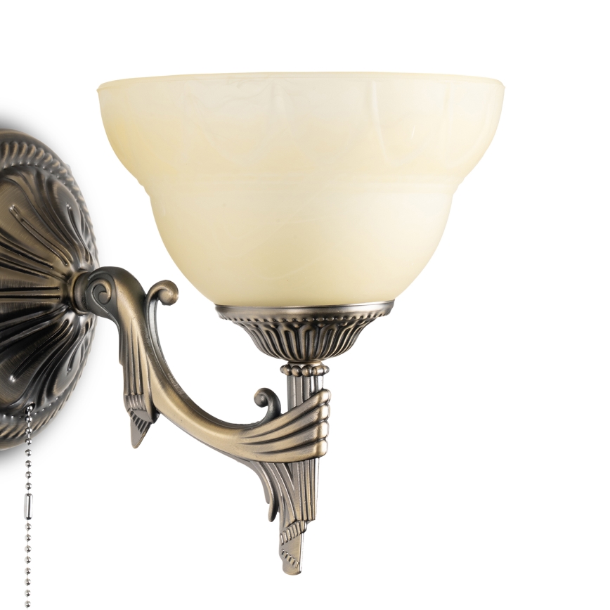 BRILAGI - Wandlamp DAHLIA 1xE27/40W/230V messing
