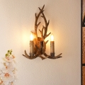 BRILAGI - Wandlamp DEER 2xE14/10W/230V hertengewei