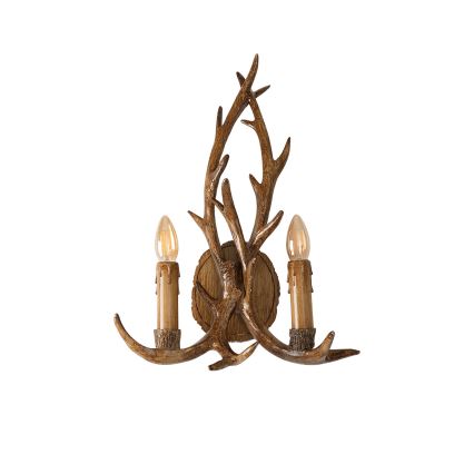 Brilagi - Wandlamp DEER 2xE14/10W/230V hertengewei