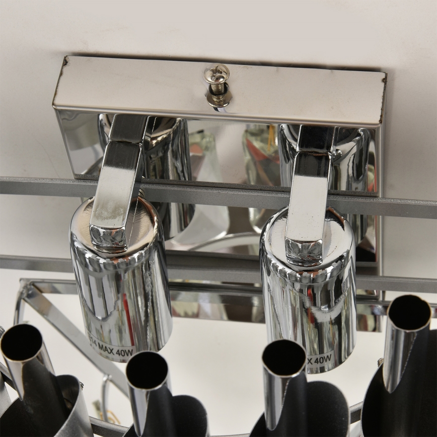 Brilagi - Wandlamp ECLIPSE 2xE14/10W/230V zilverkleurig