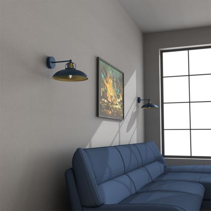 Brilagi - Wandlamp FLAMENGO 1xE27/60W/230V blauw