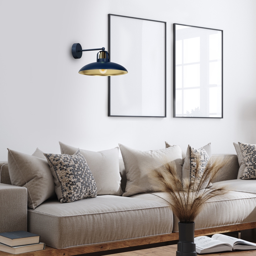 Brilagi - Wandlamp FLAMENGO 1xE27/60W/230V blauw