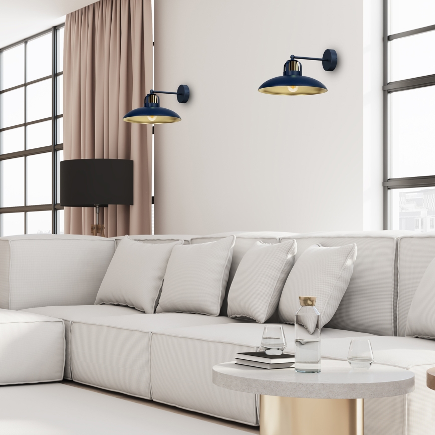 Brilagi - Wandlamp FLAMENGO 1xE27/60W/230V blauw