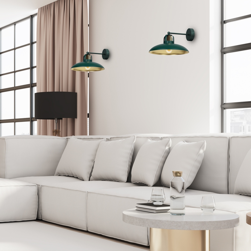 Brilagi - Wandlamp FLAMENGO 1xE27/60W/230V groen