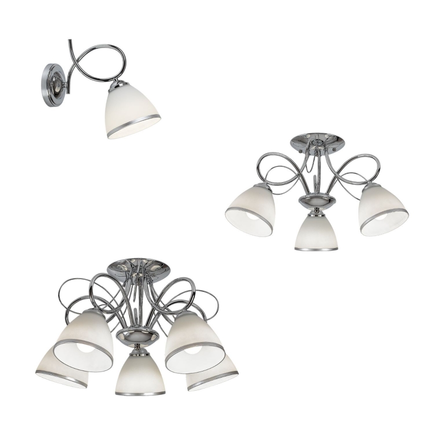 Brilagi - Wandlamp FRED 1xE27/60W/230V glanzend chroom