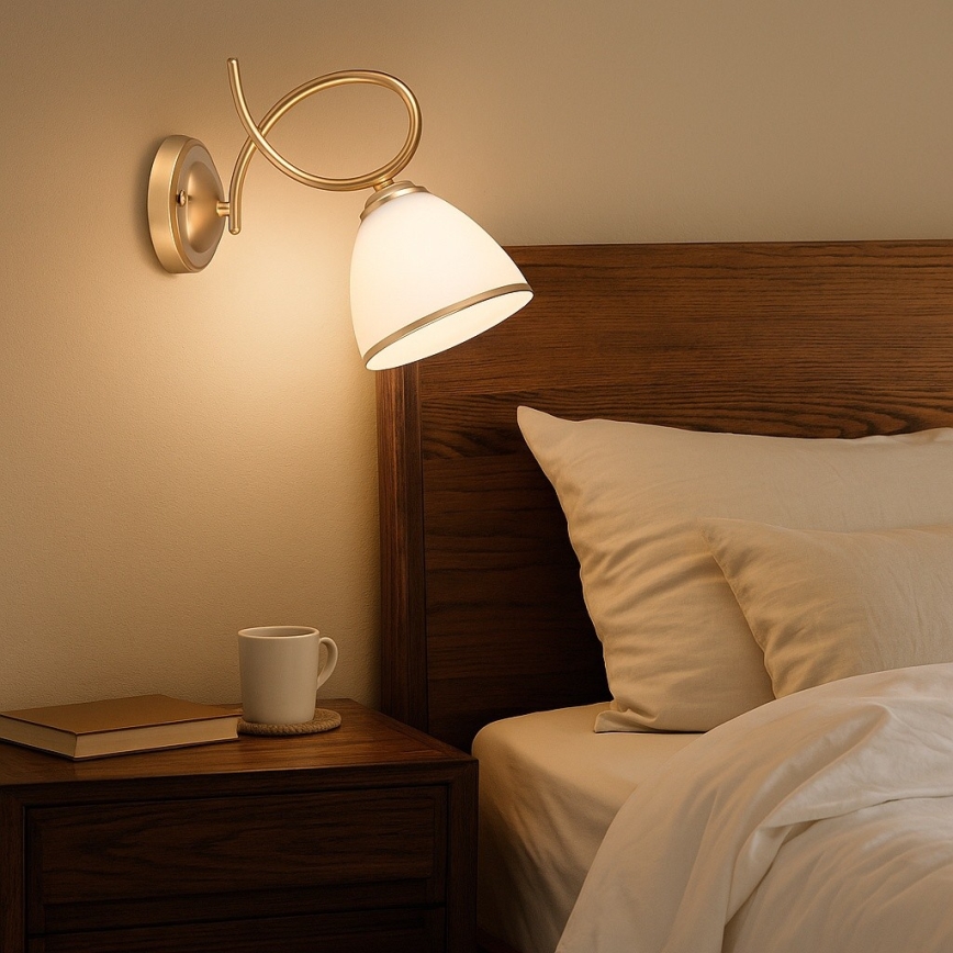 Brilagi - Wandlamp FRED 1xE27/60W/230V goudkleurig