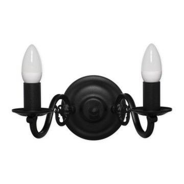 Brilagi - Wandlamp IMPERO 2xE14/60W/230V zwart