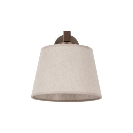 Brilagi - Wandlamp LATTE 1xE27/15W/230V grenen/beige