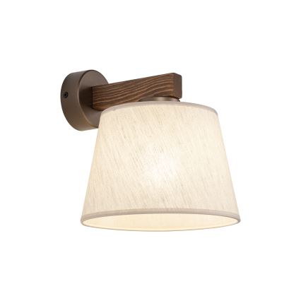 Brilagi - Wandlamp LATTE 1xE27/60W/230V grenen/beige