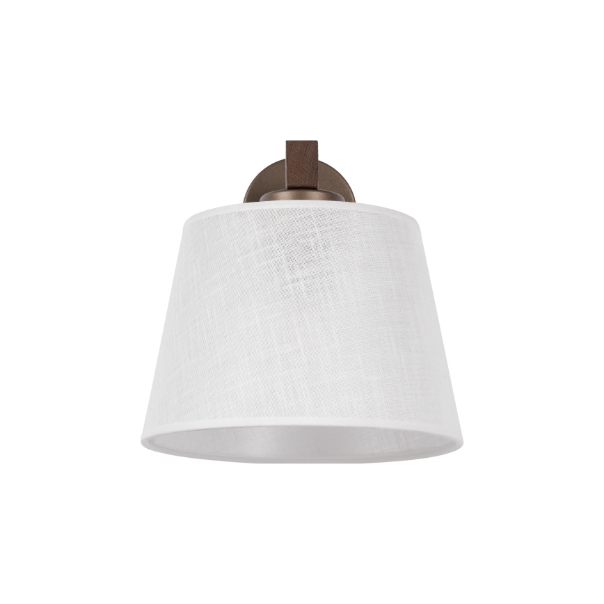 Brilagi - Wandlamp LATTE 1xE27/60W/230V grenen/wit