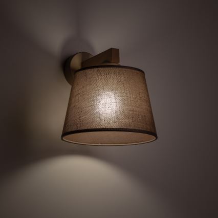 Brilagi - Wandlamp LATTE SABIA 1xE27/15W/230V grenen/bruin