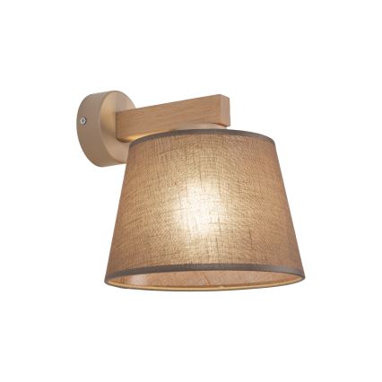 Brilagi - Wandlamp LATTE SABIA 1xE27/15W/230V grenen/bruin