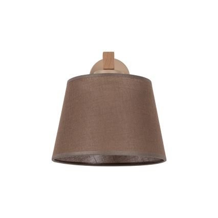 Brilagi - Wandlamp LATTE SABIA 1xE27/15W/230V grenen/bruin